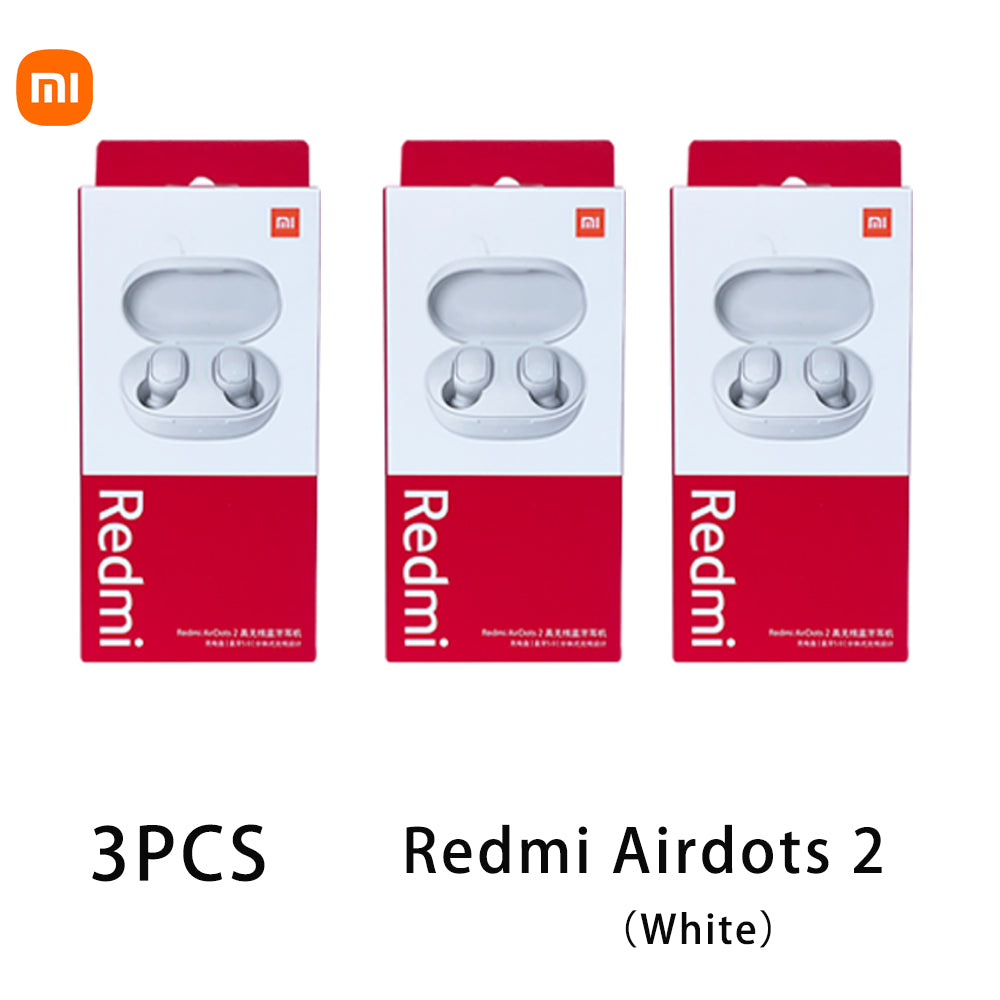 Xiaomi-auriculares inalámbricos Redmi AirDots 2, audífonos blancos con –  sonidosperrones
